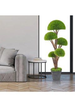 Generic Best Indoor Decor Oh Arts 125cm UV resistant Plastic Faux Topiary Ball Greenery Plants Bonsai Artificial Tree in Pot  - Image 4