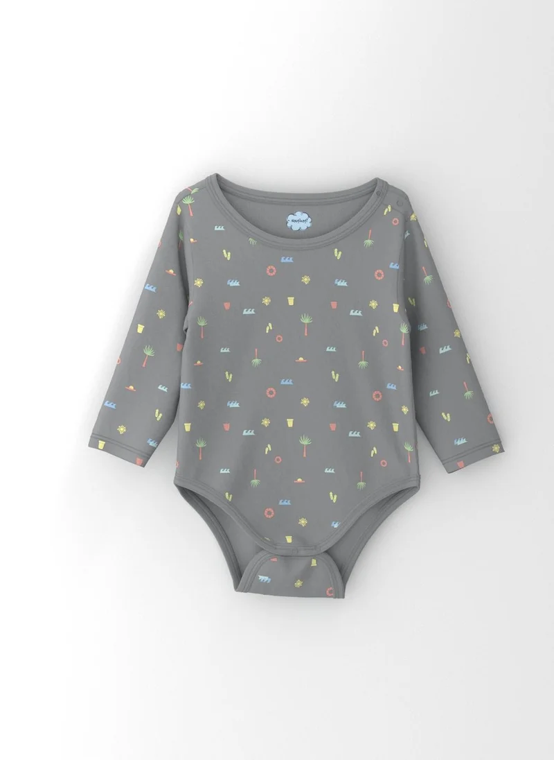 نوتيناتي Nautinati Infants' Cotton Pack of 2 Ocean Print Bodysuit