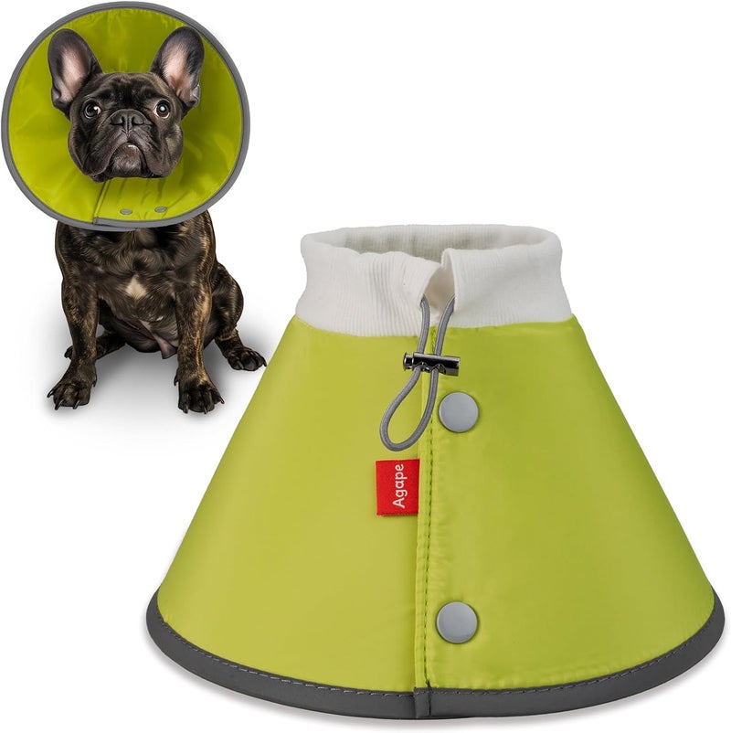 Agape Soft Dog Cone for Small Dogs & Cats, Comfy Dogs Recovery Collar After Surgery, Adjustable E Collar Alternative to Stop Licking, Protective Elizabethan Collars for Pup, Comfortable Dog Cones - Image 1