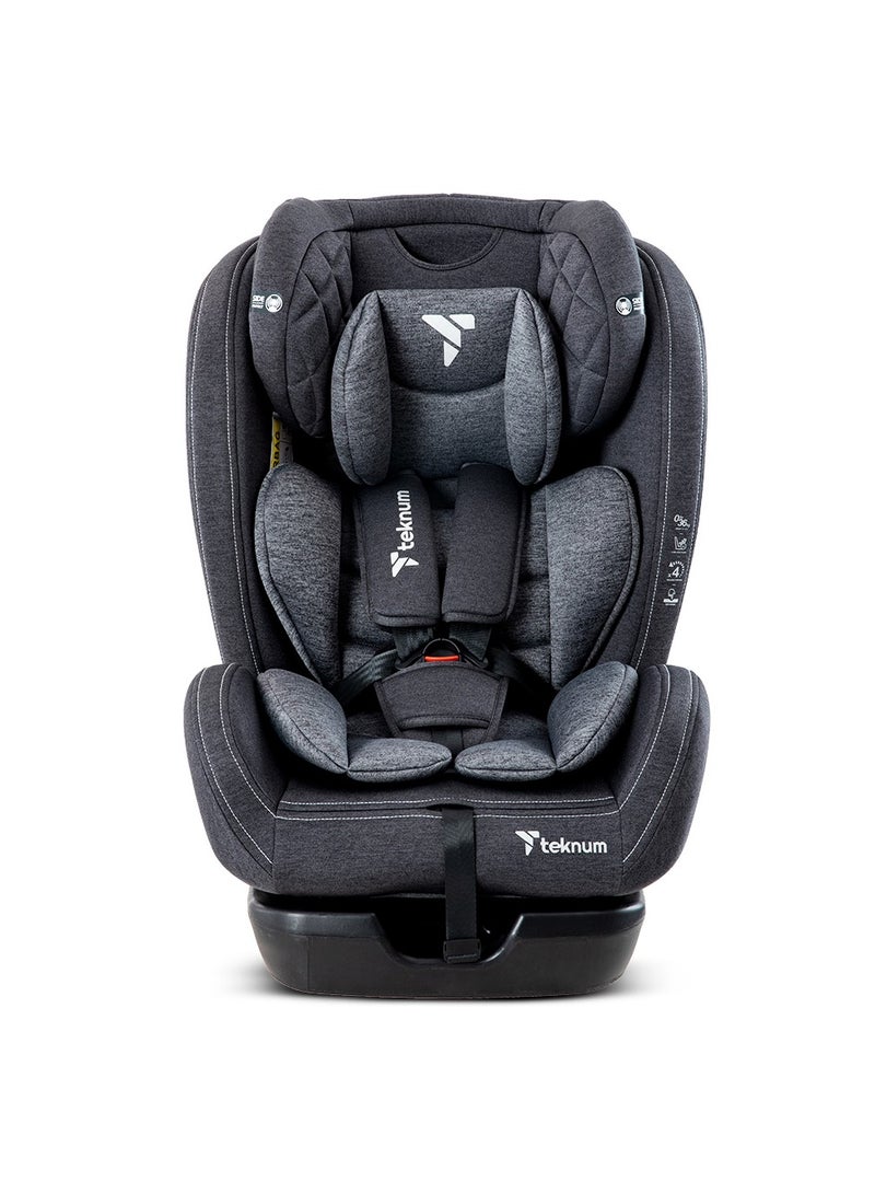 TEKNUM Evolve 2 Car Seat 0-12Yrs - Dark Grey - Image 1