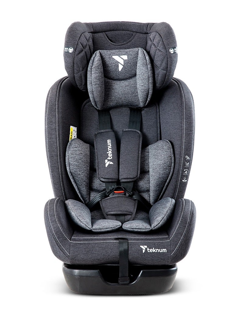 TEKNUM Evolve 2 Car Seat 0-12Yrs - Dark Grey - Image 2