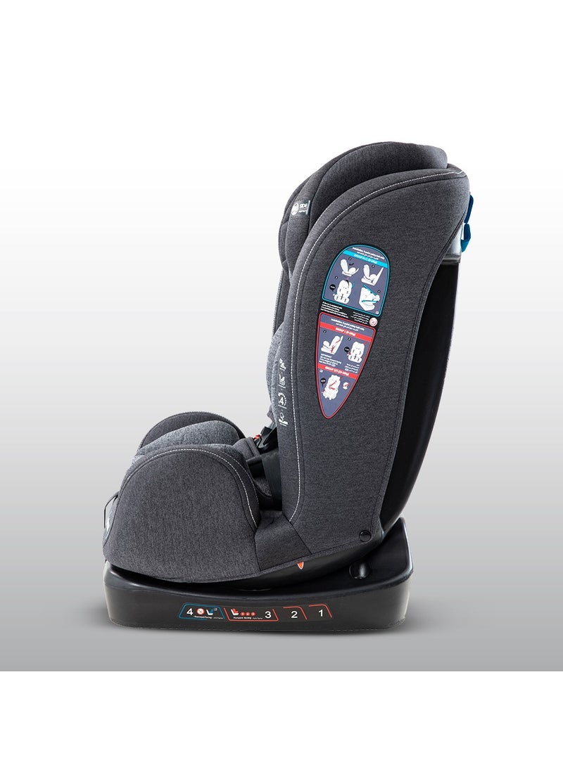 TEKNUM Evolve 2 Car Seat 0-12Yrs - Dark Grey - Image 3