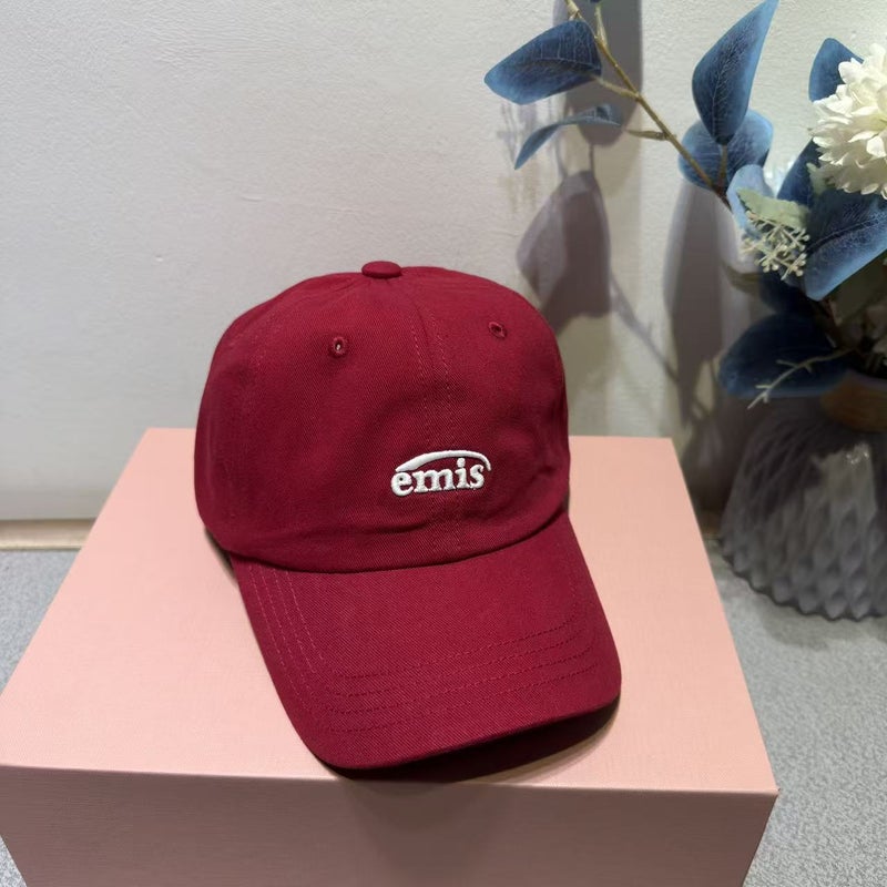 Emis Korean Style Unisex Fashionable Casual Baseball Cap with Letter E - Versatile and  Trendy - Image 1