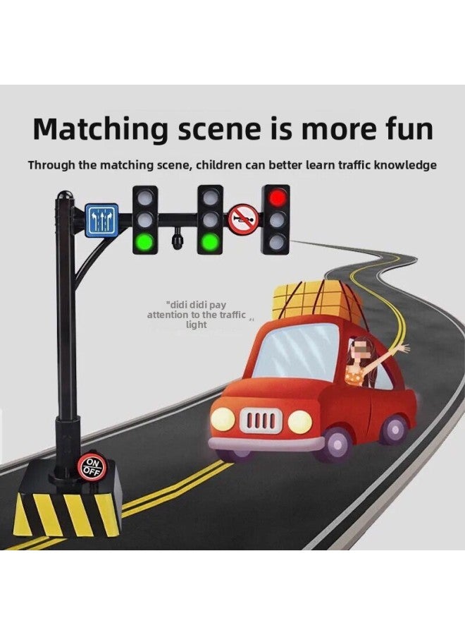 Loquat Traffic Light Toy Model Horizontal Traffic Road Scene Matching Simulation Signal Light AliExpress Manufacturers-Color:16cm Horizontal Traffic Light - Image 4