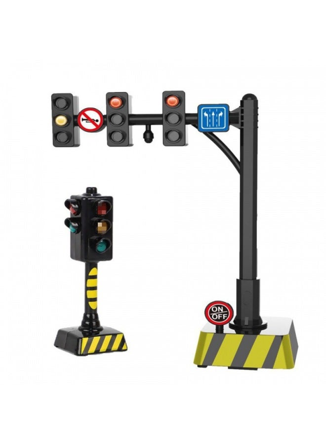 Loquat Traffic Light Toy Model Horizontal Traffic Road Scene Matching Simulation Signal Light AliExpress Manufacturers-Color:16cm Horizontal Traffic Light - Image 2