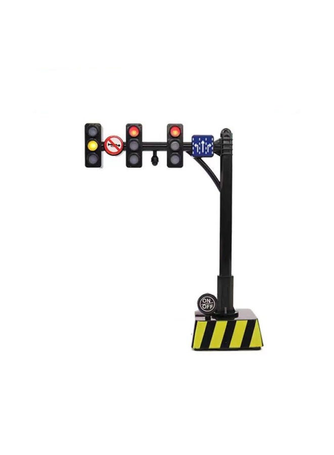 Loquat Traffic Light Toy Model Horizontal Traffic Road Scene Matching Simulation Signal Light AliExpress Manufacturers-Color:16cm Horizontal Traffic Light - Image 1