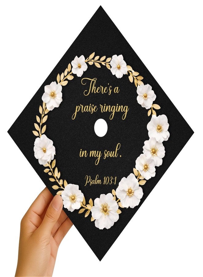 ADVANSYNC There’s a Praise Ringing in My Soul Graduation Cap Topper - Image 4