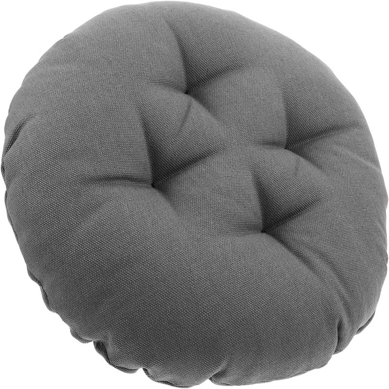 Stool Covers 30cm Thickened Elastic Seat Cushion, Washable Non-Slip Bar Stool Slipcovers in Dark Gray, Sturdy Round Chair Seat Protectors for Home and Bar Use - Image 1