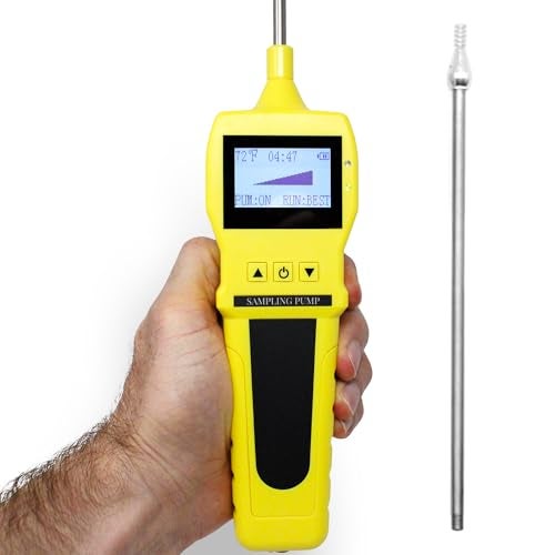 FORENSICS DETECTORS FD Gas Sampling Pump by Forensics | Stainless Steel Probe | Made for Gas Detectors & Meters | Flow Rate: 0.5LPM, 500cc/min | Strong ABS | USB Recharge | - Image 1