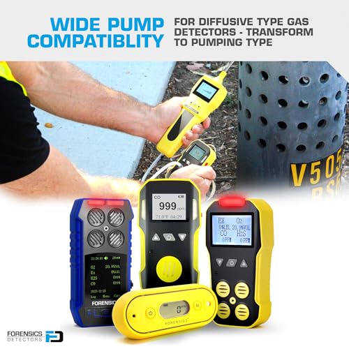 FORENSICS DETECTORS FD Gas Sampling Pump by Forensics | Stainless Steel Probe | Made for Gas Detectors & Meters | Flow Rate: 0.5LPM, 500cc/min | Strong ABS | USB Recharge | - Image 3