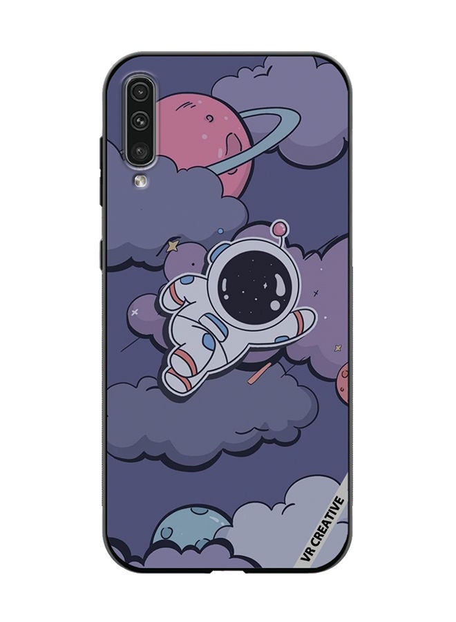 VR CREATIVE Protective Case Cover For Samsung Galaxy A50/A50s Astraunaut Design Multicolour - Image 1