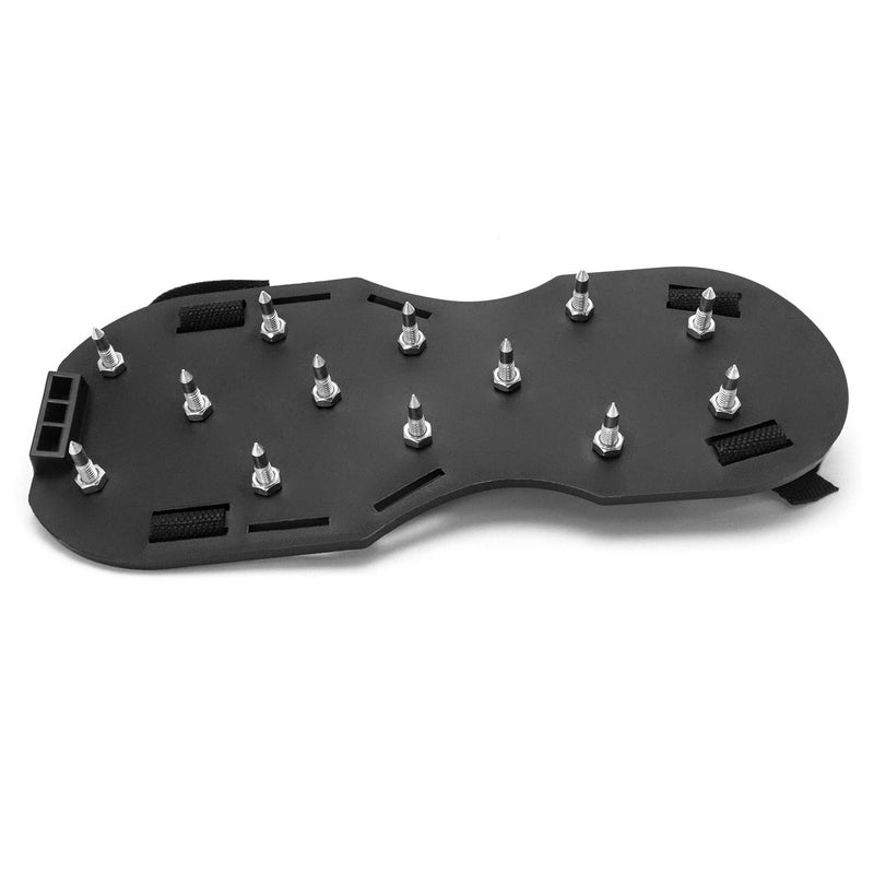 QWORK Spiked Shoes, 1 Pair Lawn Aerator Shoes with 1" Short Spikes Perfect For Epoxy Floor, Overlays, Cover Installation, Black Color - Image 5