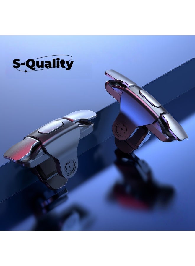 S-Quality Mobile Gaming Fire Trigger for Shooting Games, L1 R1 Sensitive Aim Button Joystick Grip for PUBG, COD, iPhone & Android - Image 1