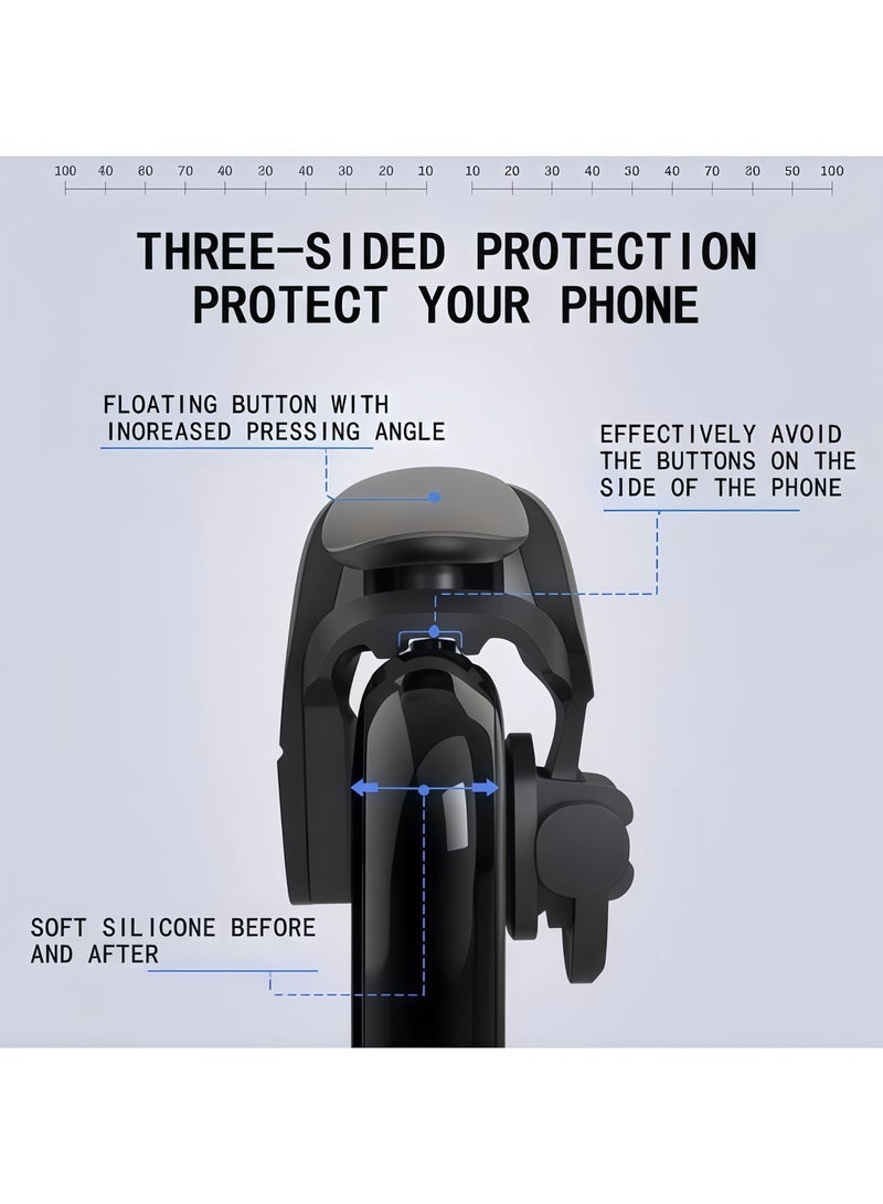 S-Quality Mobile Gaming Fire Trigger for Shooting Games, L1 R1 Sensitive Aim Button Joystick Grip for PUBG, COD, iPhone & Android - Image 3