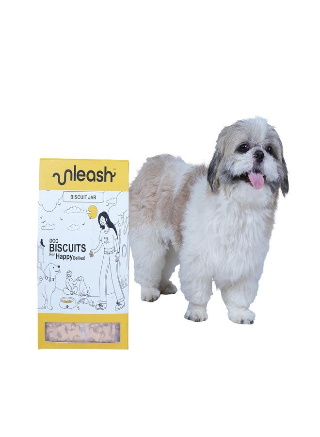 Unleash Dog Biscuits Crunchy & Healthy Treats for Puppies and Adult Dogs Nutrient-Rich Snacks with Calcium & Protein Perfect Training Reward (Chicken)