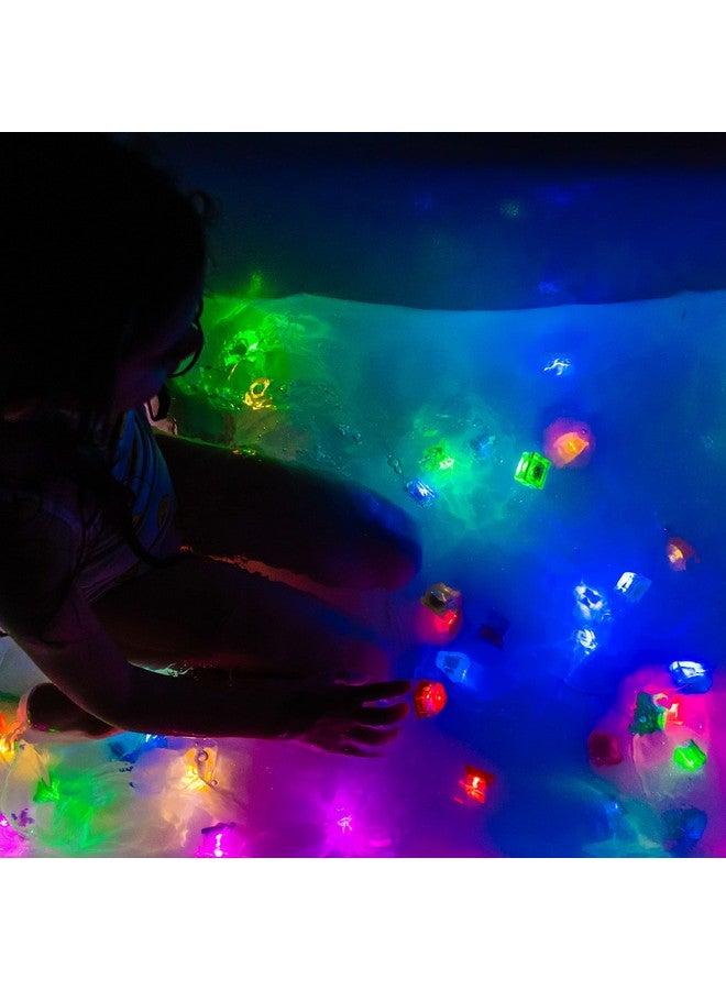 Glo Pals X Sesame Street Water-Activated Light-Up Cubes For Sensory Play (Cookie Monster - Blue) - Image 2