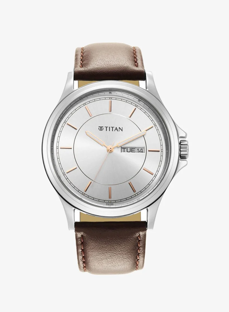 TITAN Leather Analog Wrist Watch 1870SL03
