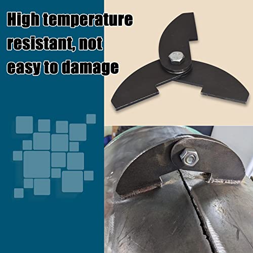 Ohoho Heavy Duty BBQ Smoker Hinge for BBQ Smoker Hinge Doors - Size: 8 X 2 1/4" DIY Parts Weld On Large 3/16 Plate Steel -Weld on - Image 3