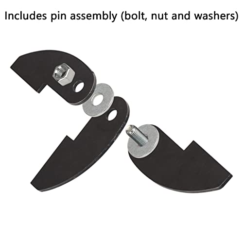 Ohoho Heavy Duty BBQ Smoker Hinge for BBQ Smoker Hinge Doors - Size: 8 X 2 1/4" DIY Parts Weld On Large 3/16 Plate Steel -Weld on - Image 5