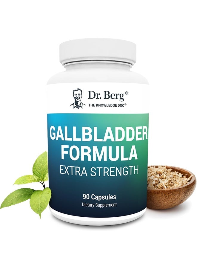 Dr. Berg Nutritionals Gallbladder Formula Conatins Purified Bile Salts- 90 Capsules - Image 1