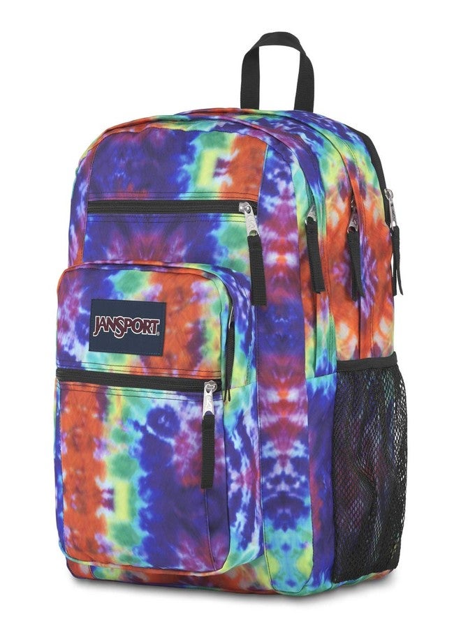 JanSport Unisex-Adult Big Student Backpack, Red Multi Hippie - JS0A47JK - Image 2