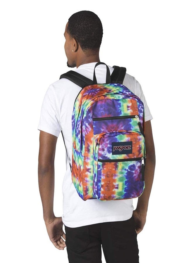 JanSport Unisex-Adult Big Student Backpack, Red Multi Hippie - JS0A47JK - Image 3