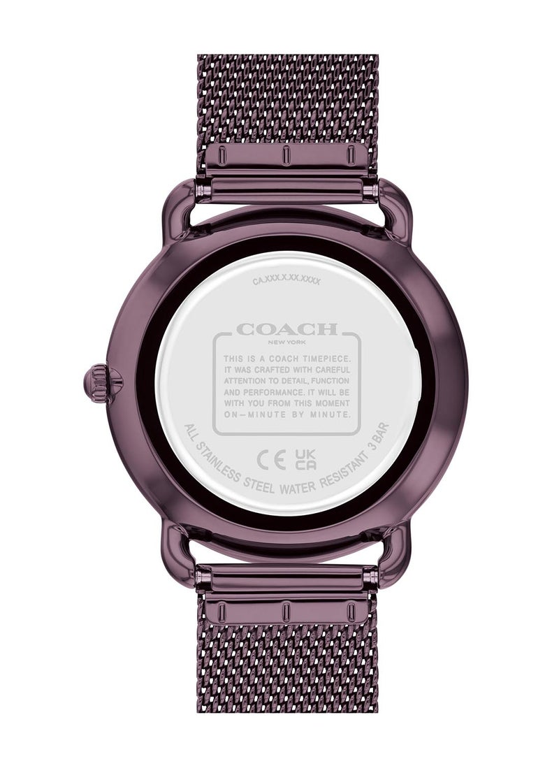 COACH Round Analog Women's Purple Case Wrist Watch - 14504339  - Image 3