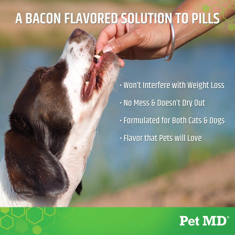 Pet MD Wrap A Pill Bacon Flavor Pill Paste for Dogs - Create a Pocket to Hide Pills and Medication - 59 Servings - Image 5