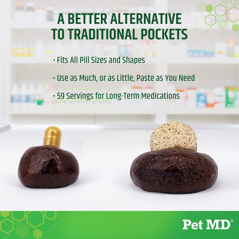 Pet MD Wrap A Pill Bacon Flavor Pill Paste for Dogs - Create a Pocket to Hide Pills and Medication - 59 Servings - Image 4