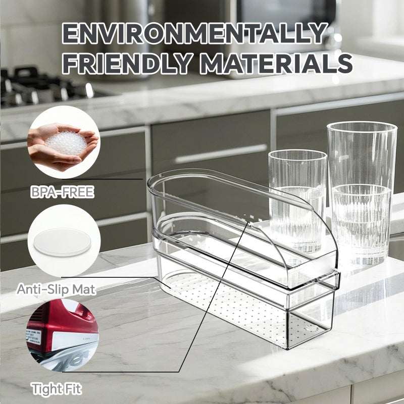 Flybok Hand Mixer Storage Case for KitchenAid KHM5/KHM6/KHM7/KHM9 Series Ultra Power Speed Hand Mixers, Double layer Crylic Transparent Storage box (Tools and mixer not included) - Image 5