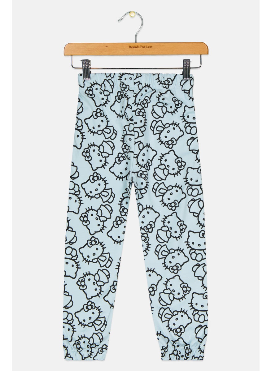Hello Kitty Kids Girl Graphic Print Jogger Pants, Multicolor  - Image 2