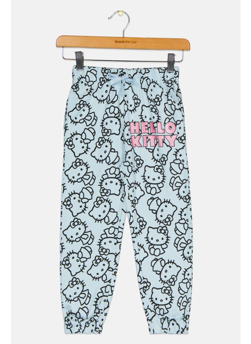 Hello Kitty Kids Girl Graphic Print Jogger Pants, Multicolor  - Image 1