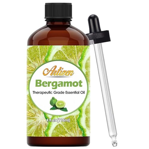 Artizen Bergamot Essential Oil 4oz – Bergamot Aromatherapy Oil - Image 1