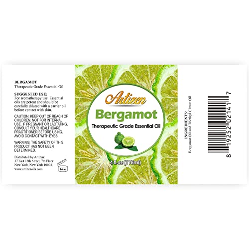 Artizen Bergamot Essential Oil 4oz – Bergamot Aromatherapy Oil - Image 2