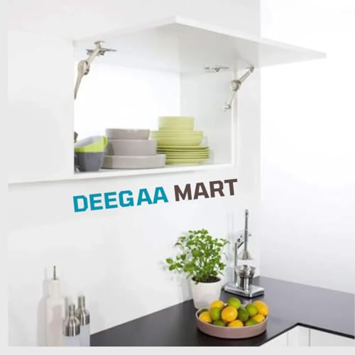 DEEGAA MART DEEGAAMART Adjustable Lid Stay Support Hinges (2 Pack), Folding Lift-Up Cabinet Lid Support, 75°/90°/110° Opening, for Light Wooden Lids & Storage Boxes (Not Hydraulic Soft Close) - Image 4