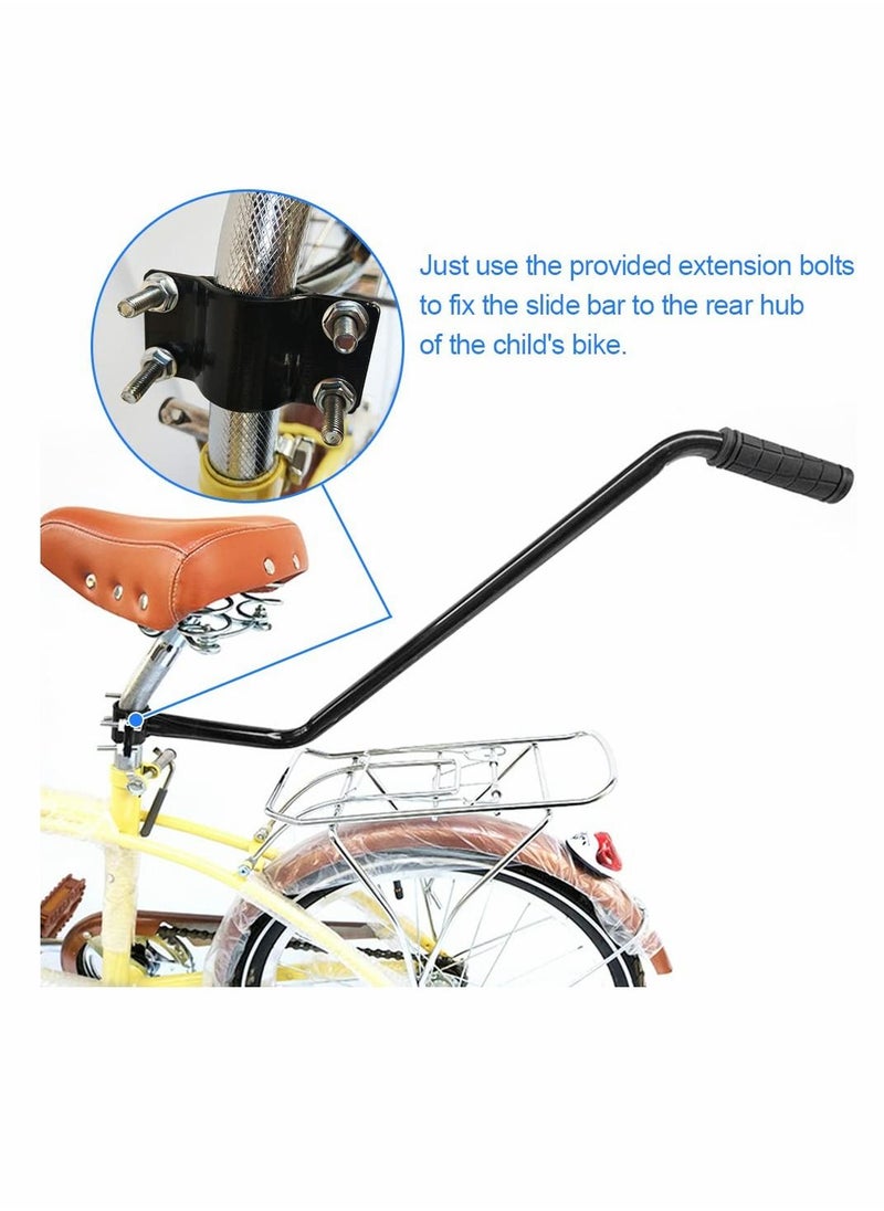 Excefore - Bike Training Handle, Bike Training Handle for Kids Trainer Balance Push Bar, Children Cycling Bike Safety Trainer Handle Balance Push Bar - Image 1