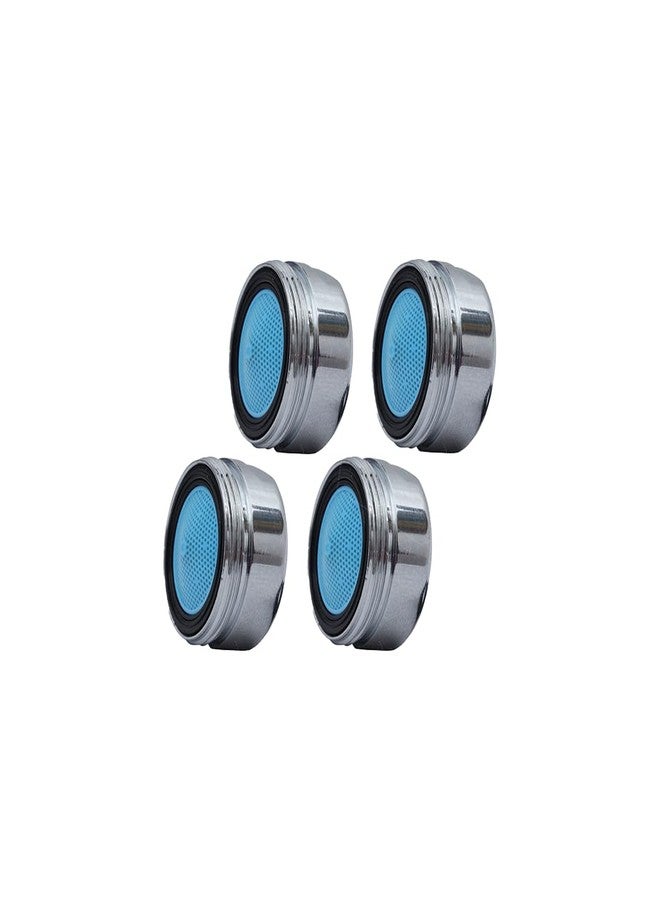 Parryware Aerator Tap With Foam Flow For 24mm Thread | Saves Water & Energy | Filters Out Debris & Improves Water Flow | Blue (Pack of 4) - Image 1