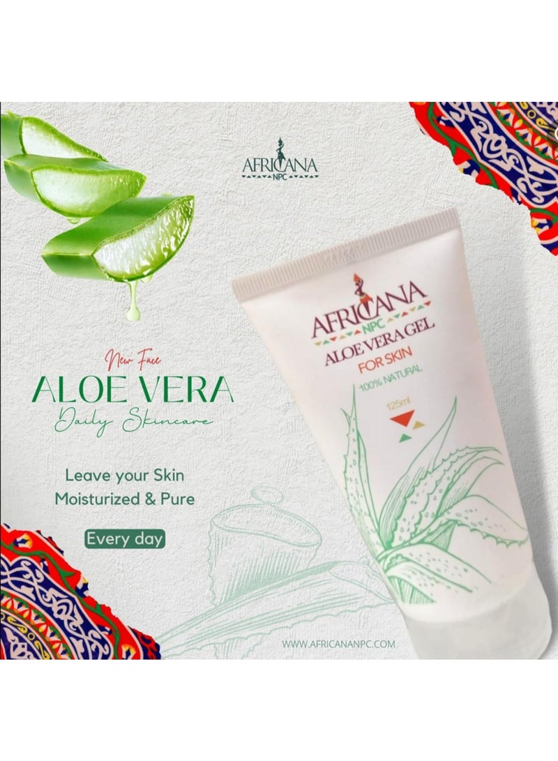 AFRICANANPC Aloe Vera Gel For Skin 100% Natural 125ml - Image 3