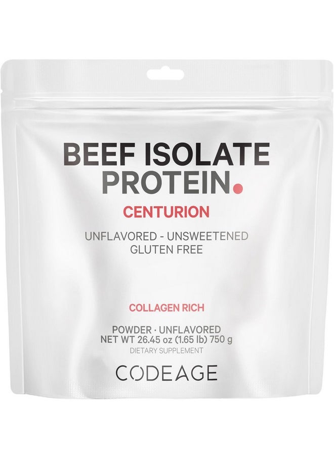 Codeage Codeage Grass-Fed Beef Isolate Protein Powder Supplement - 20 Amino Acids, Collagen-Rich - Athletes & Sports - Unflavored Carnivore Protein Supplement, BCAA & EAA Supplement - Gluten-Free - 26.45 oz  - Image 1