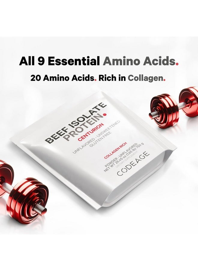 Codeage Codeage Grass-Fed Beef Isolate Protein Powder Supplement - 20 Amino Acids, Collagen-Rich - Athletes & Sports - Unflavored Carnivore Protein Supplement, BCAA & EAA Supplement - Gluten-Free - 26.45 oz  - Image 4