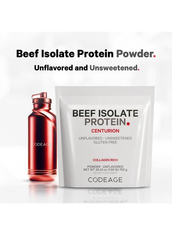 Codeage Codeage Grass-Fed Beef Isolate Protein Powder Supplement - 20 Amino Acids, Collagen-Rich - Athletes & Sports - Unflavored Carnivore Protein Supplement, BCAA & EAA Supplement - Gluten-Free - 26.45 oz  - Image 3