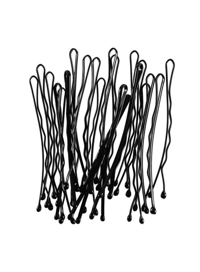 ForPro Professional Collection Forpro Bobby Pins (400Count Approx) Black 2 L Balltipped Crimped Nonslip Nondamaging 1 Lb. - Image 2