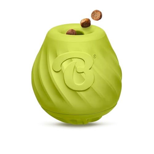 Benebone Pawbler Natural Rubber Interactive Enrichment Treat and Kibble Dispensing Dog Toy Great for Boredom MediumLarge - Image 1