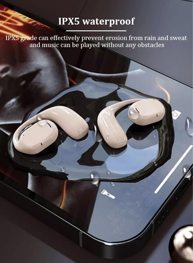 EarHook Bluetooth Earbuds with Crystal Clear Sound Waterproof Sports Earphones with a Built-in Microphone Wireless Earphones for mobile phones, featuring over 30 hours of battery life, perfect for the gym, running, and driving. - Image 5