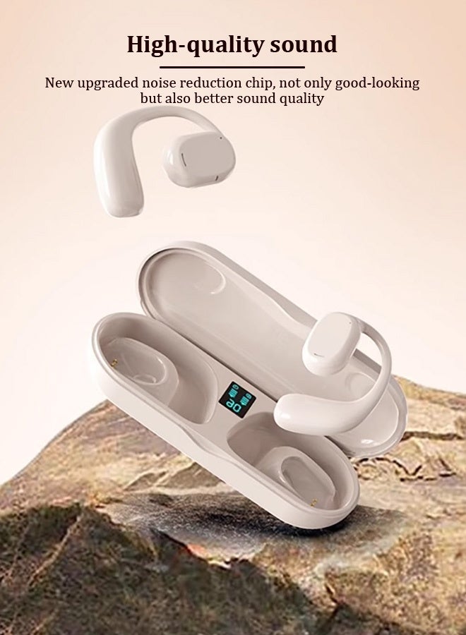 EarHook Bluetooth Earbuds with Crystal Clear Sound Waterproof Sports Earphones with a Built-in Microphone Wireless Earphones for mobile phones, featuring over 30 hours of battery life, perfect for the gym, running, and driving. - Image 3