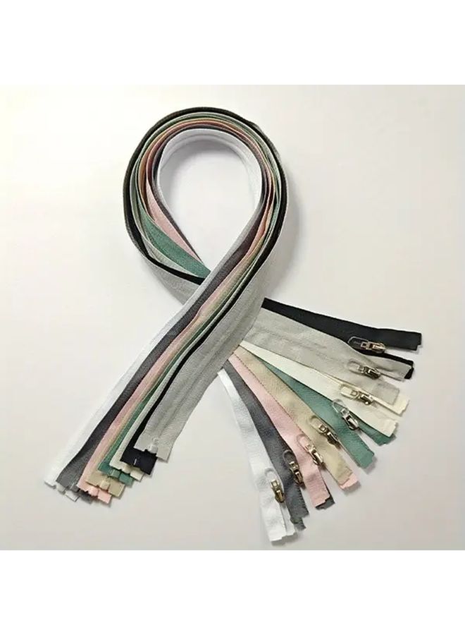 5pcs Light Grey 60cm Sun Protection Zipper for Sports Attire Nylon - Image 4