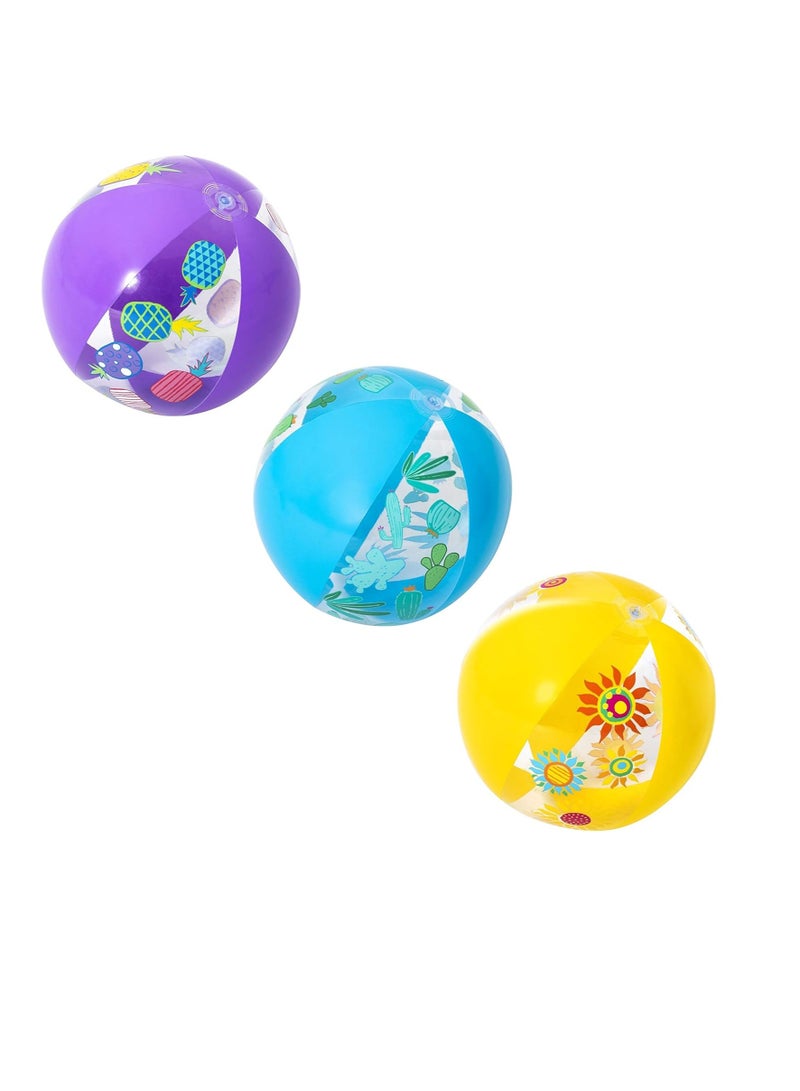 Bestway Designer Beach Ball 1Piece Assorted Color - Image 1