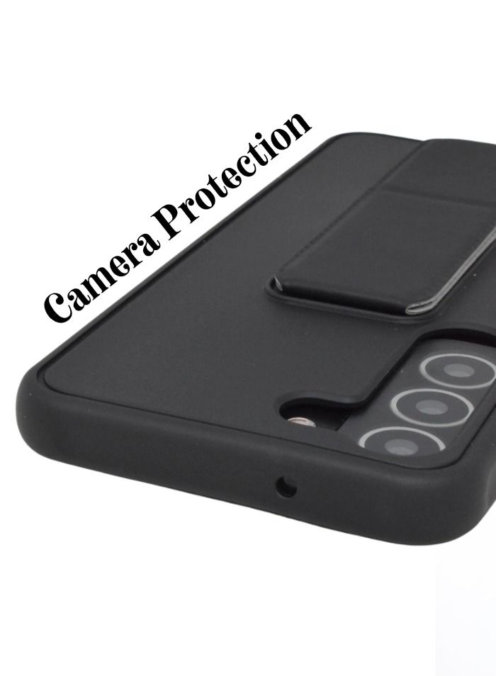 BORTONY Galaxy S23 Plus Case Fully Covered With Finger Grip Stand Holder Anti Slip Shockproof Protective Case Cover For Samsung Galaxy S23 Plus 5G - Image 5