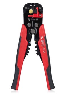 Rubik Wire Stripper & Cutter, 5 in 1 Self-Adjusting Automatic Strippong Cutting Crimper Pliers Tool - Red  - Image 1