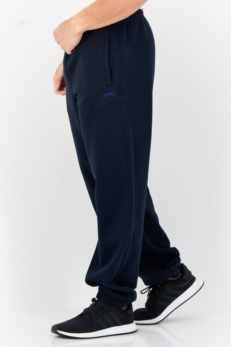 ESPRIT سروال جوجر للرجال بقصة عادية، كحلي داكن - Image 3